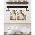 thumbnail image 3 of Easter Bunny Eggs Kitchen Dish Towels for Drying Dishes Set of 3, Spring Tulip Daisy Flowers Leaves Country Waffle Weave Microfiber Hand Tea Bathroom Towels Quick Dry & Absorbent Towel 15.7x23.6, 3 of 7