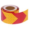 thumbnail image 1 of 1 Roll Reflective Tape 5m Arrow Shape Caution High Visibility Adhesive Tape For Cars Trailers Trucks And Boats Outdoor Safety Warning, 1 of 8
