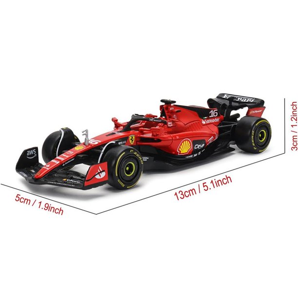 Bburago 1:43 2023 Ferrari SF23 NO.16 Charles Leclerc NO.55 Analog