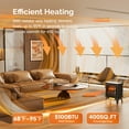 thumbnail image 2 of RovSun 20" x 8.6" 1400W Electric Indoor Fireplace, 2 of 8