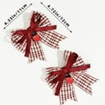 thumbnail image 4 of Yoyauz Christmas Bow Hairpins For Girls Christmas Hair Ornaments Colorful Christmas Boutique Hairpins Snowflakes Snowflakes Christmas Tree Bow Hairpins Holiday, 4 of 5