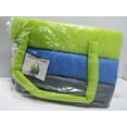 thumbnail image 4 of Pet Life ® 'Bubble-Poly' Tri-Colored Winter Insulated Fashion Designer Pet Dog Carrier, 4 of 4