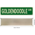 thumbnail image 2 of Goldendoodle Dr Street Signs, Metal Tin Signs, Goldendoodle Decor Goldendoodle Sign Dog Gift, Wall Decor for Home/Bedroom/Man Cave 16x4 Inch, 2 of 4