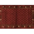 thumbnail image 1 of Ahgly Company Indoor Rectangle Southwestern Orange Country Area Rugs, 7' x 10', 1 of 1