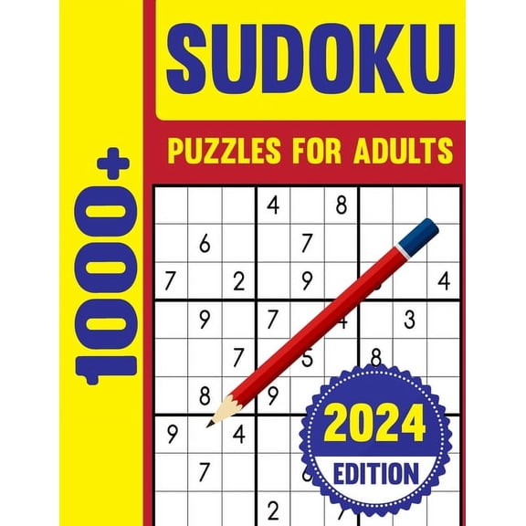 1000  Sudoku Puzzles for Adults: Huge Brain Boosting Collection of 1000  Challenging puzzle With Solutions For Adults & Seniors. (Paperback)