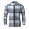 thumbnail image 5 of Yuncity Mens 2 Piece Tracksuit Outfits Slim Fit Sweatshirts Casual Plaid Zipper Pocket Coat Drawstring Pocket Pants Set Fall Long Sleeve Hoodies Sets Size Xxl Grey, 5 of 7