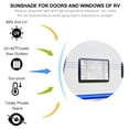 thumbnail image 2 of KAKOWELY RV Door Window Shade 2pcs RV Door Window Shade Cover Camper Window Sunshade Cover RV Accessories24.41"X15.94"X0.79", 2 of 4