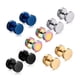 thumbnail image 4 of Pendientes creativos de moda de acero inoxidable con mancuernas y tornillos para mujer, 4 of 6