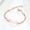 rose gold, variant on Children's Bracelet Chain Stainless Steel ID Bracelets For Kid's student 12+3cm-rose gold