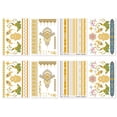thumbnail image 1 of 8 Sheets Metallic Temporary Tattoos, for Beach, Festivals, & Parties, Tattoo For Adults or Kids, 1 of 5