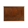 thumbnail image 4 of Mega Solutions Tuscany Murphy Cabinet Chest Bed with Charging Station 6 Inch, Queen (Tobacco), 4 of 7