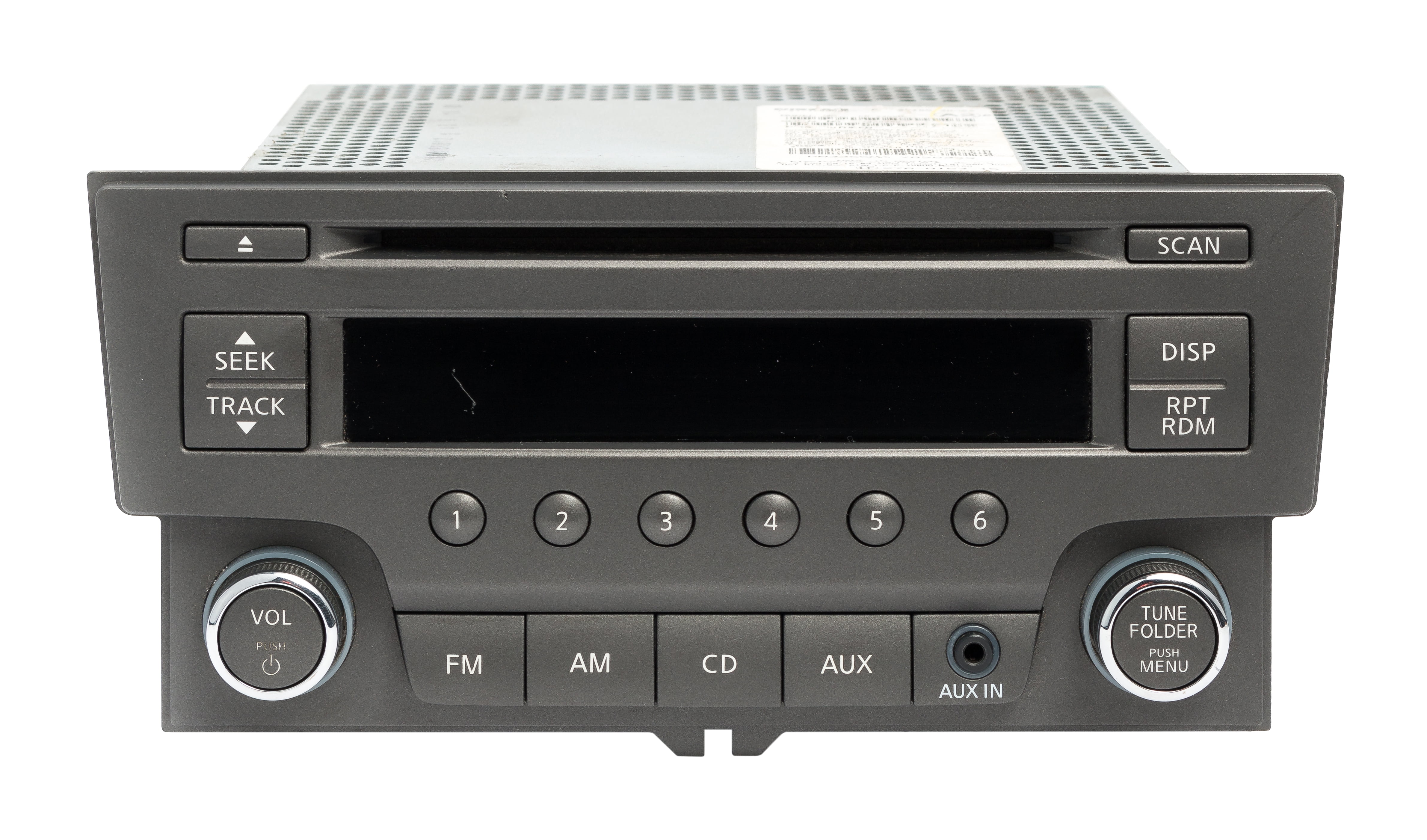 Restored 201314 Nissan Sentra AM FM Radio Aux Input CD MP3 Player Part Number 281853RA2A (Refurbished)