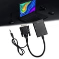 thumbnail image 1 of Adaptadora VGA Para Computadora, Convertidor De Señal De Conversión Analógica A Digital Con Para Entrada De Video VGA - Experiencia HD 1080P, Transmisión Estable, 1 of 8