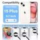 thumbnail image 2 of Funda de teléfono Vakoo para iPhone 15 Plus | Transparente antiamarilleo, 2 of 7
