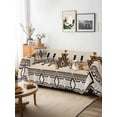 thumbnail image 3 of Southwest Couch Cover for Dogs, Brown Bohemian Abstract American Aztec Washable Sofa Covers Slipcover for Pets Dogs Futon Cover, Couch Recliner Covers, Oversized Chair Slipcover 71"x91", 3 of 9