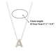thumbnail image 3 of Dainty Silver Initial Necklaces for Women Gold Filled Layered Silver Necklaces for Women A Z 26 Alphabet Initial Necklaces for Teen Girls Jewelry, 3 of 4