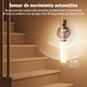 thumbnail image 2 of Lampara De Pared Madera Con Sensor Movimiento Recargable 2pc Malubero CAFE BLANCO, 2 of 4