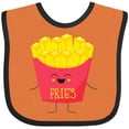 thumbnail image 3 of Inktastic Cute Kawaii French Fries Boys or Girls Baby Bib, 3 of 4