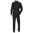 thumbnail image 7 of Blujacket Mens Black Shawl Lapel Zignone Wool Regular Fit Tuxedo, 7 of 7