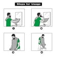 thumbnail image 4 of Beard Apron Collection Cloth For Hair Beard Bib For Men Gift Beard Bib For Shaving, 4 of 6