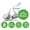 Green, variant on Darling Souvenir Christmas Theme&nbsp;Stickers Pack of 190 Pcs&nbsp;Candy&nbsp;Chocolate Labels-Red