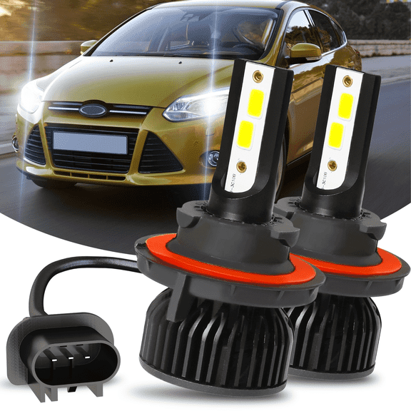 For 2008-2011 Ford Focus LED Headlight Bulbs High&Low Dual Beam 6000K White 2pack