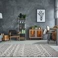 thumbnail image 2 of Ladole Rugs Tapis Moderne Synthétique Doux et Beau en Ivoire-Gris Clair, 2 of 4
