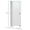 thumbnail image 3 of HOMCOM 48" Kitchen Pantry, Storage Cabinet with Barn Door, White, 3 of 10
