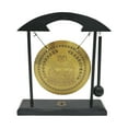 thumbnail image 3 of Gong Ornament Mini Chinese Gong with Stand Mini Wind Chimes Brass Feng Shui Desktop Gong Asian Gong Bells for Garden, Home, Office,, 3 of 8