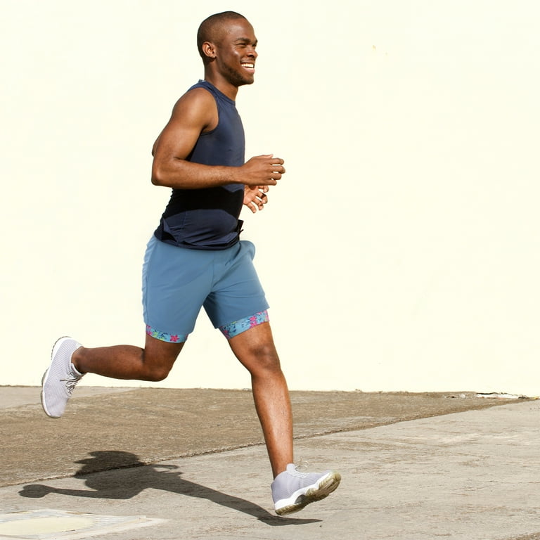 Nike mens running shorts with compression liner sale