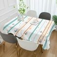 thumbnail image 2 of Yayeee Tablecloths 60" x 60" Rectangle Wrinkle Resistant Party Table Cover, Cute Nautical Pattern, 2 of 8