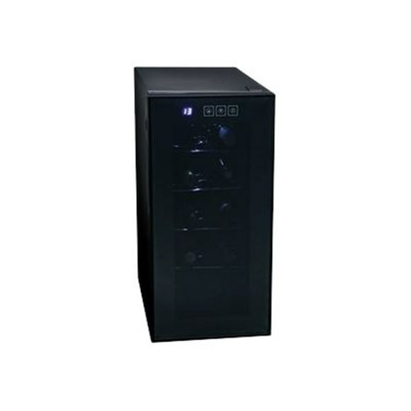 Koolatron KWT10BN - Wine cooler - table top - width: 9.8 in - depth: 20.1 in - height: 21.5 in