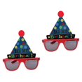 thumbnail image 3 of Birthday Eyeglasses Decoration 2Pcs Multi Color Creative Appearance Ideal For Festive Occasions And Parties, 3 of 3