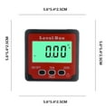 thumbnail image 2 of High Precision Digital Display Inclinometer Slope Protractor Angle Ruler Inclinometer, 2 of 7
