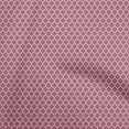 thumbnail image 1 of oneOone Cotton Poplin Pink Fabric Quatrefoil Craft Projects Decor Fabric Printed By The Yard 56 Inch Wide, 1 of 4