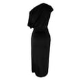 thumbnail image 5 of XIYON Dress For Women Elegant Off Shoulder Velvet Party Dress With Long Sleeves For Evening Holiday Formal Occasions And Special Events Fashion, 5 of 5