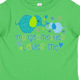 thumbnail image 4 of Inktastic My Godmother Loves Me- cute elephants Boys or Girls Toddler T-Shirt, 4 of 5
