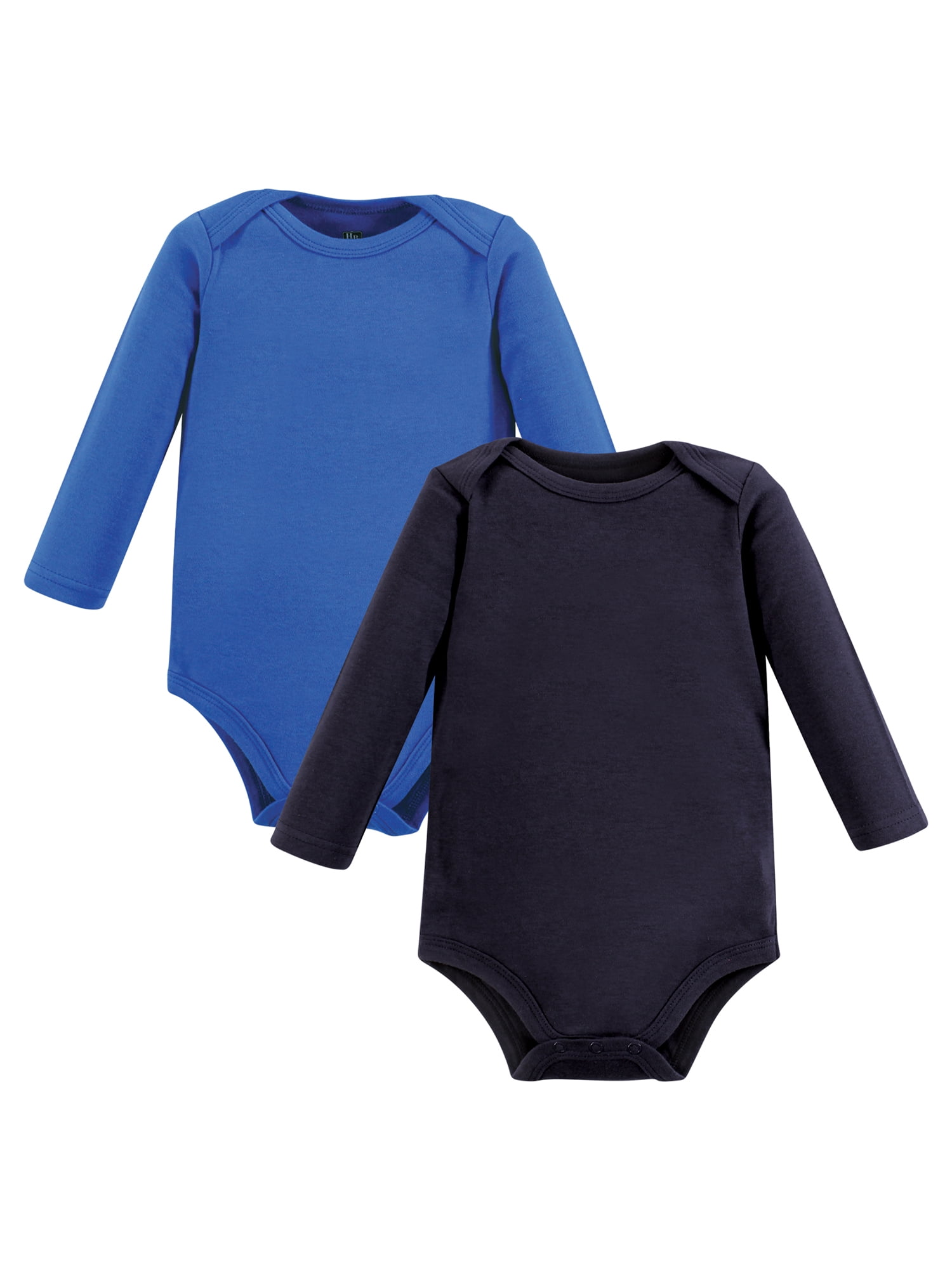 Hudson Baby Cotton Long Sleeve Bodysuit, 10-Pack, Newborn-18 Months