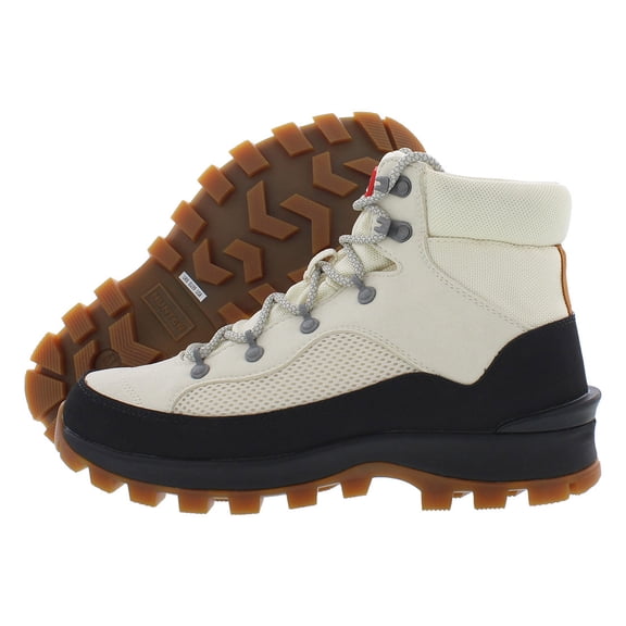 Hunter Explorer Synthetic Textile Women's Boots (White Willow Cosy Cream Black, 5 UK - 38 EU - 7 US)