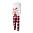thumbnail image 4 of Dewadbow Christmas Pajamas for Family Red Plaid Matching Family Christmas Pajamas Pj Pants Christmas (Baby, Kids, Men, Women), 4 of 9