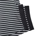 thumbnail image 5 of Bzhegqhd Women Casual Knitted Streak Round Neck Short Sleeve Shorts Home Set, 5 of 8