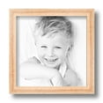 thumbnail image 2 of ArtToFrames 8" x 8" Hard Maple Wood Picture Frame, 8x8 inch Brown Wood Poster Frame (WOM-4879), 2 Pack, 2 of 7