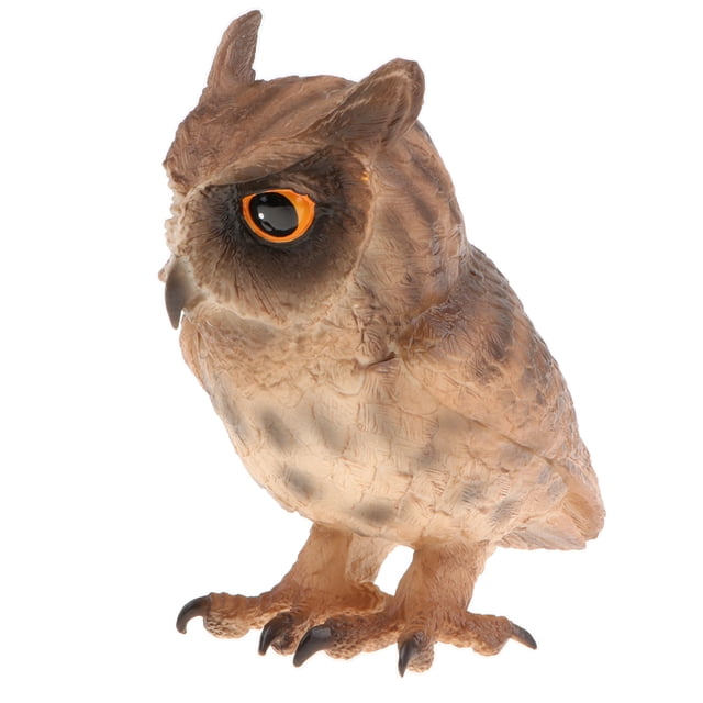 Juguete de Modelos de Animales Salvajes Sunnimix Simulación de Búho Modelo de Pájaro