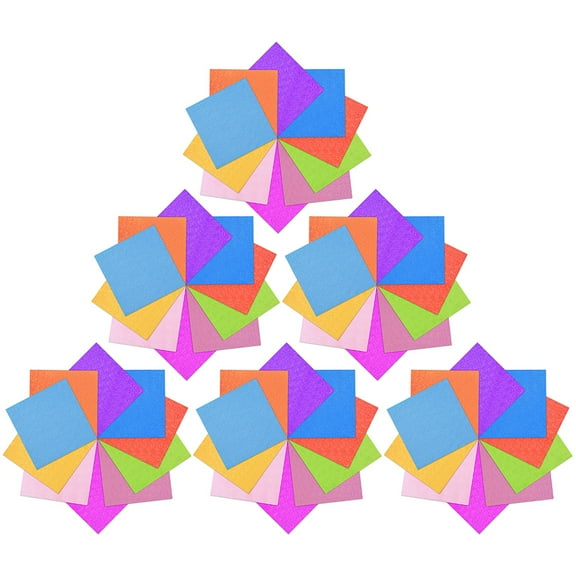 OULII 300Pcs Craft Material Paper Assorted Color for Diy Crafting and School Projects