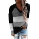 thumbnail image 2 of Sudadera con capucha para mujer Suéteres Color Block Sudaderas de manga larga Lounge Hoodie Tops Ormromra WMZY-673-27, 2 of 8