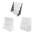 thumbnail image 4 of Becaristey ABS Tabletop Acrylic Card Showcases Stand For Craft Fairs Showcase Cards In Style Sunglasses Stand transparent, 4 of 6