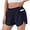 Navy, variant on Riforla Womens Workout Shorts Elastic Waist Running Pockets Sport Pants Shorts for Women Black S