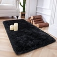 thumbnail image 1 of Alfombra Chicrug, 61 x 122 cm, suave y antideslizante, color negro, 1 of 6