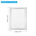 thumbnail image 2 of Unique Bargains Front Loading Poster Frame Picture Frames Wall Mounting Snap A4 Frame Aluminum Profile, Silver, 2 of 5