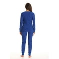thumbnail image 3 of Just Love Women's Thermal Underwear Pajamas Set (Royal, 3X), 3 of 3